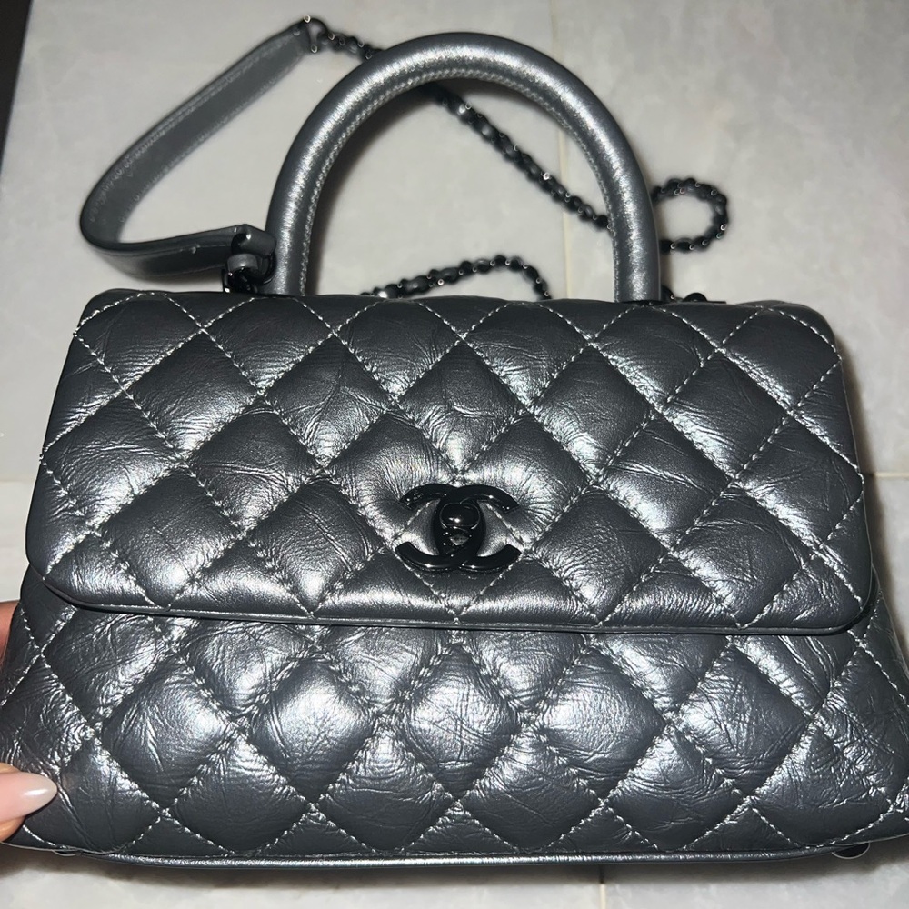 Metallic Chanel bag